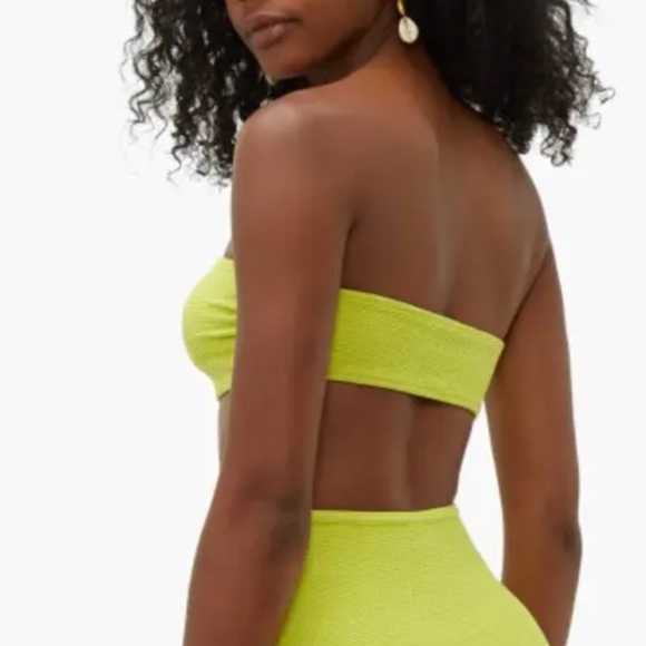 Solid & Striped ribbed bandeau bikini top - Picture 2 of 9